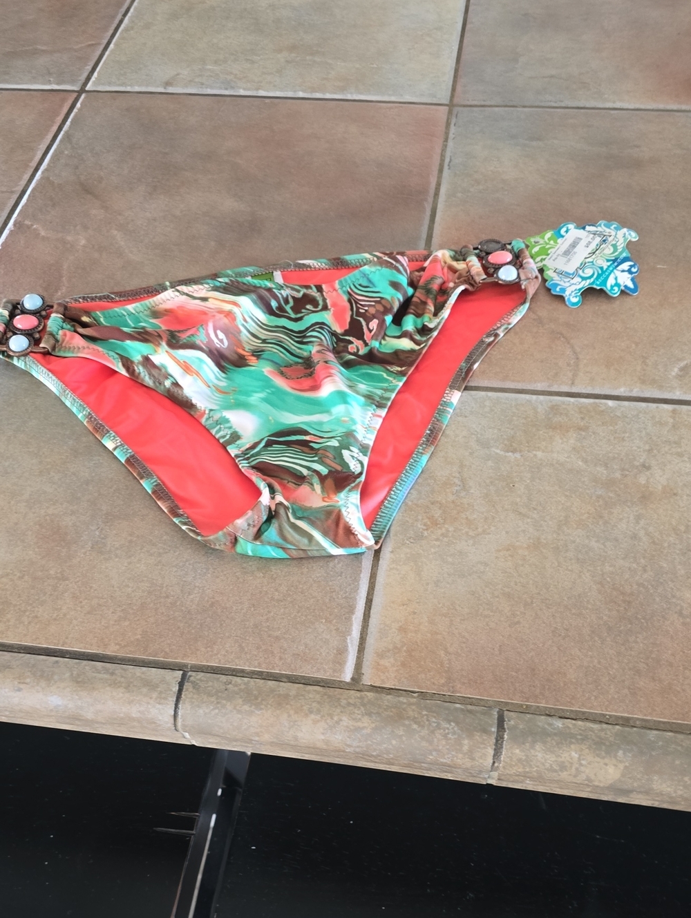 Becca Swim Bottoms Sz Lg Nwt